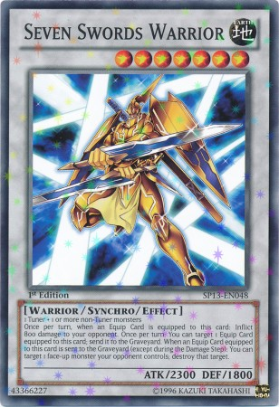 Seven Swords Warrior [SP13-EN048] Starfoil Rare Yu-Gi-Oh!