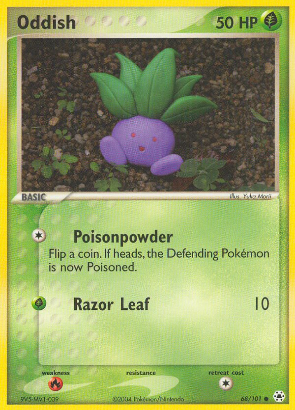 Oddish (68/101) [EX: Hidden Legends] Pokémon