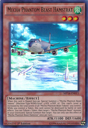 Mecha Phantom Beast Hamstrat [MP14-EN011] Ultra Rare Yu-Gi-Oh!