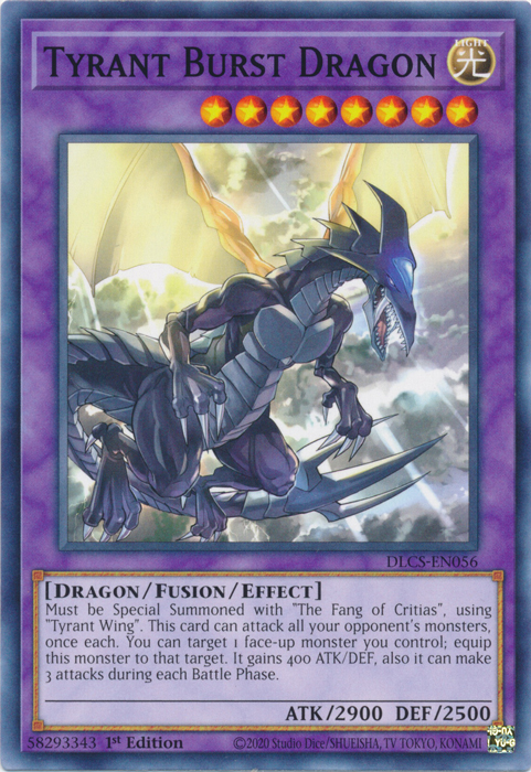 Tyrant Burst Dragon [DLCS-EN056] Common Yu-Gi-Oh!
