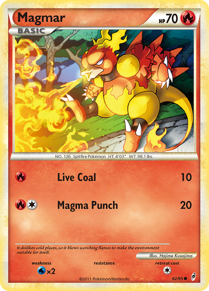 Magmar (62/95) [HeartGold & SoulSilver: Call of Legends] Pokémon