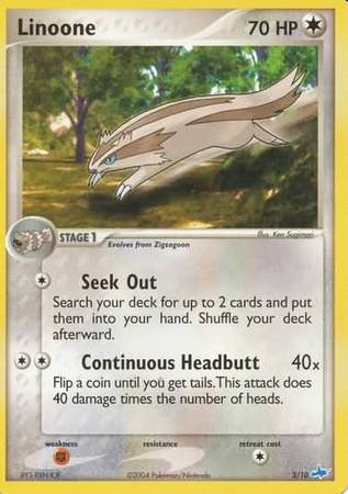 Linoone (3/10) [EX: Trainer Kit - Latios] Pokémon