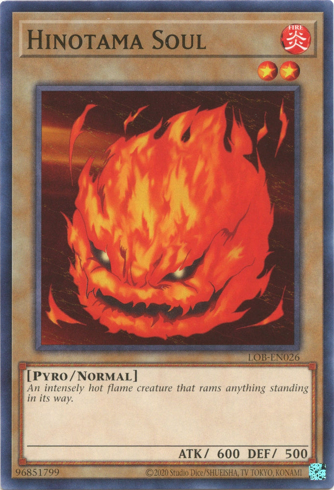 Hinotama Soul (25th Anniversary) [LOB-EN026] Common Yu-Gi-Oh!