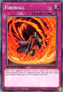 Firewall [SGX1-ENH19] Common Yu-Gi-Oh!