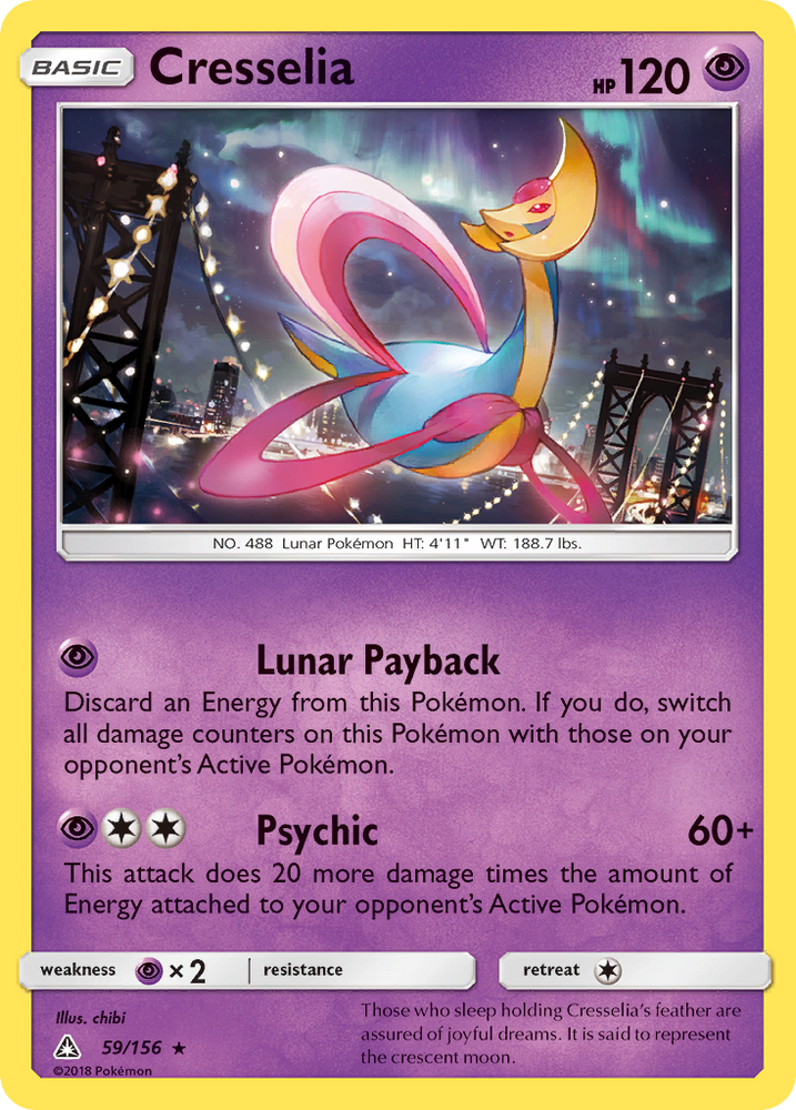 Cresselia (59/156) [Sun & Moon: Ultra Prism] Pokémon