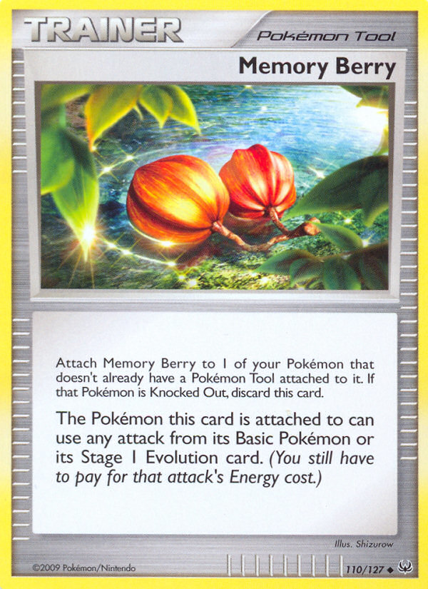 Memory Berry (110/127) [Platinum: Base Set] Pokémon