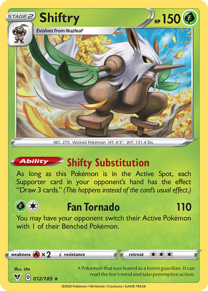 Shiftry (012/185) [Sword & Shield: Vivid Voltage] Pokémon