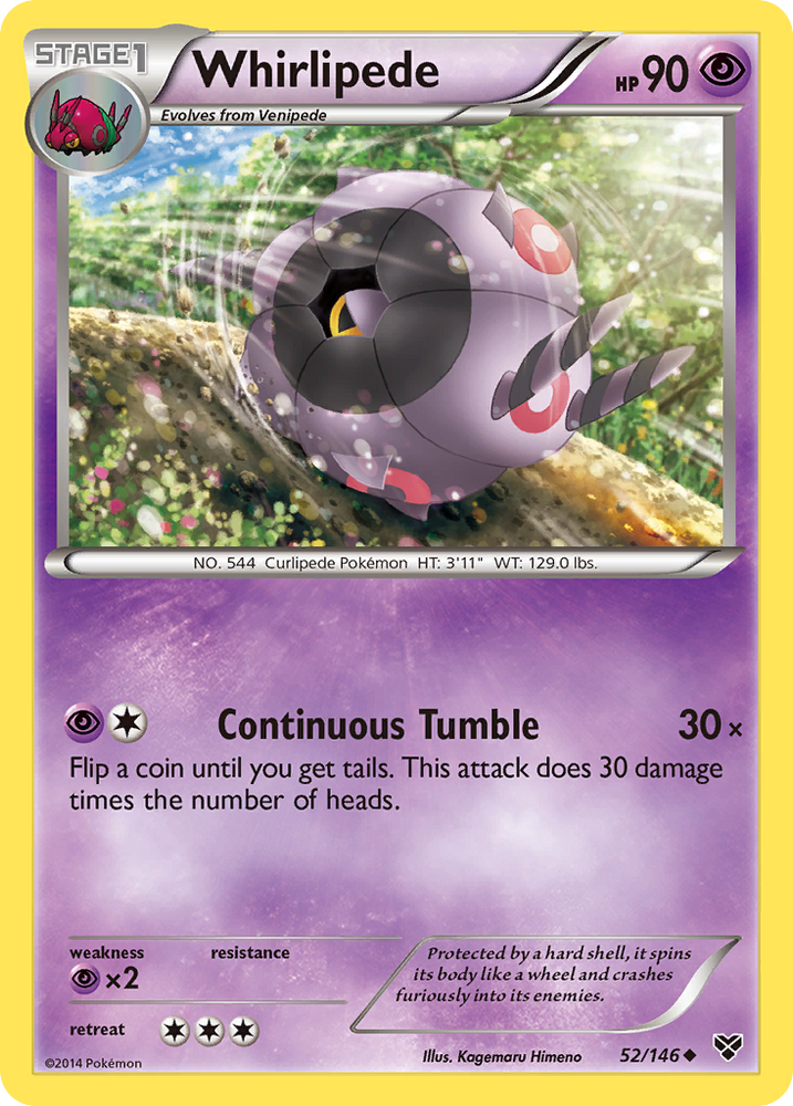 Whirlipede (52/146) [XY: Base Set] Pokémon