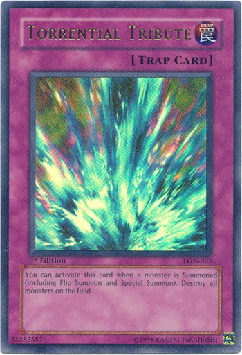 Torrential Tribute [LON-025] Ultra Rare Yu-Gi-Oh!