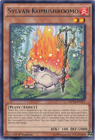 Sylvan Komushroomo [MP14-EN197] Rare Yu-Gi-Oh!