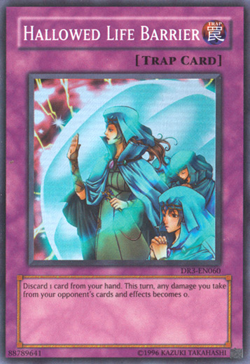 Hallowed Life Barrier [DR3-EN060] Super Rare Yu-Gi-Oh!