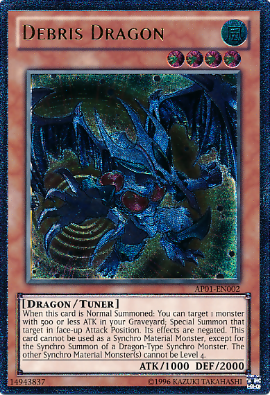 Debris Dragon [AP01-EN002] Ultimate Rare Yu-Gi-Oh!
