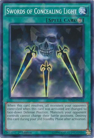 Swords of Concealing Light [BP03-EN151] Shatterfoil Rare Yu-Gi-Oh!