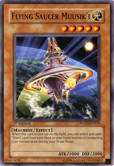 Flying Saucer Muusik'i [POTD-EN030] Common Yu-Gi-Oh!