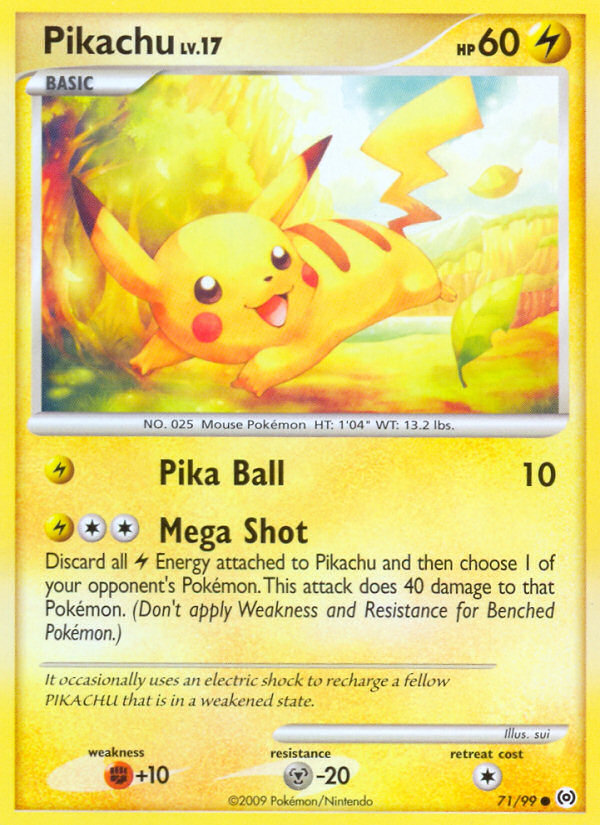 Pikachu (71/99) [Platinum: Arceus] Pokémon