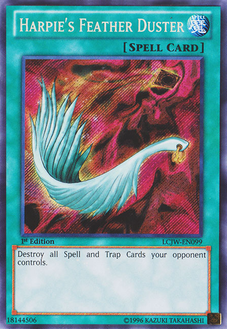 Harpie's Feather Duster [LCJW-EN099] Secret Rare Yu-Gi-Oh!