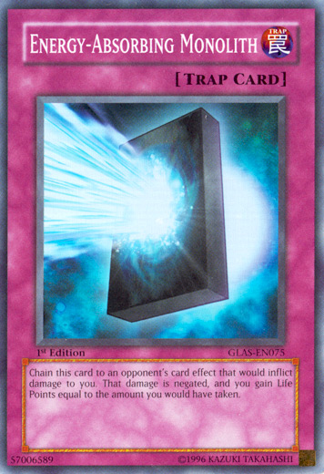 Energy-Absorbing Monolith [GLAS-EN075] Super Rare Yu-Gi-Oh!
