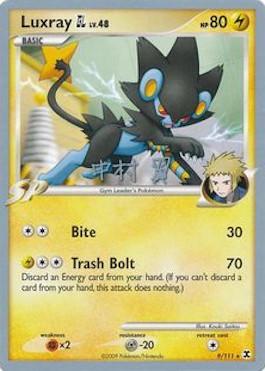 Luxray GL LV.48 (9/111) (Crowned Tiger - Tsubasa Nakamura) [World Championships 2009] Pokémon