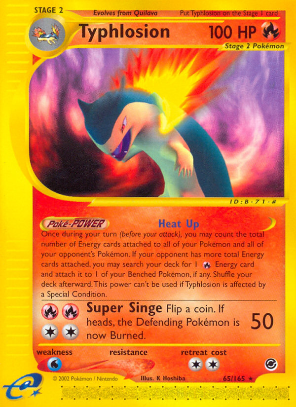 Typhlosion (65/165) [Expedition: Base Set] Pokémon