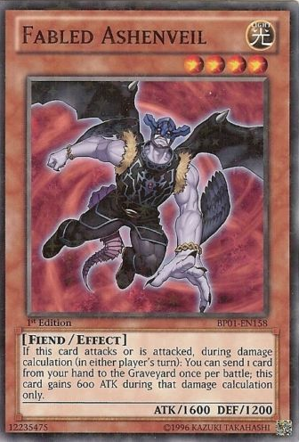 Fabled Ashenveil [BP01-EN158] Starfoil Rare Yu-Gi-Oh!