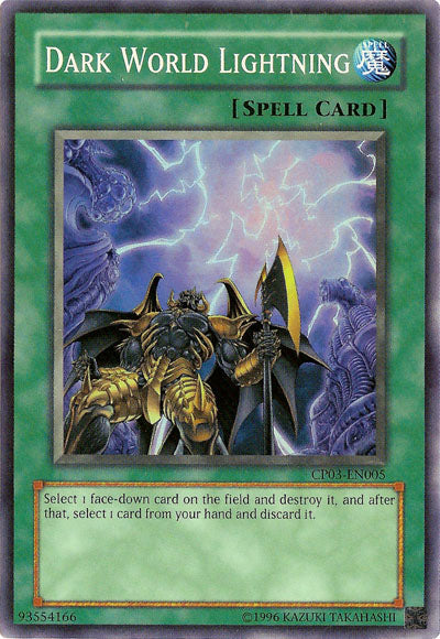 Dark World Lightning [CP03-EN005] Super Rare Yu-Gi-Oh!