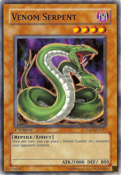 Venom Serpent [TAEV-EN017] Common Yu-Gi-Oh!