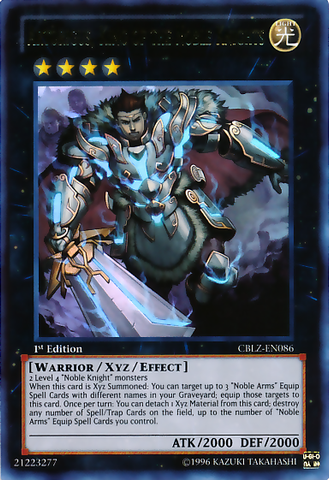 Artorigus, King of the Noble Knights [CBLZ-EN086] Ultra Rare Yu-Gi-Oh!