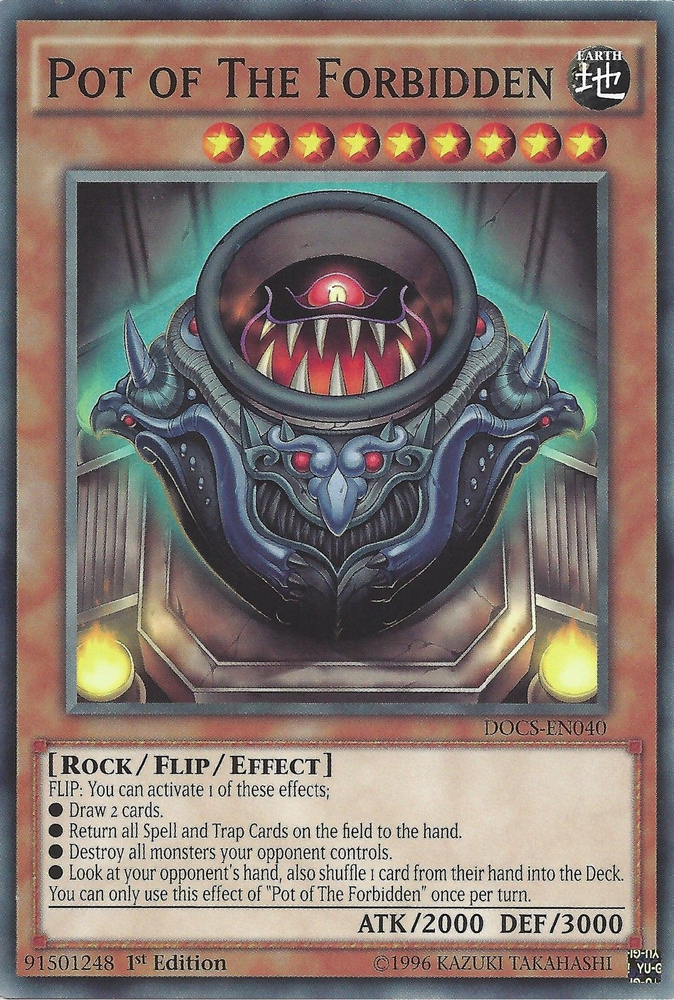 Pot of The Forbidden [DOCS-EN040] Short Print Yu-Gi-Oh!