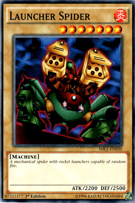 Launcher Spider [MIL1-EN030] Common Yu-Gi-Oh!