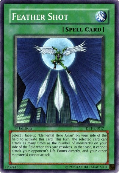 Feather Shot [DP1-EN017] Common Yu-Gi-Oh!