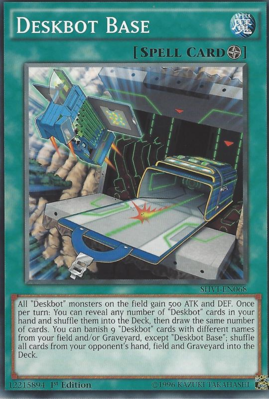 Deskbot Base [SHVI-EN068] Common Yu-Gi-Oh!