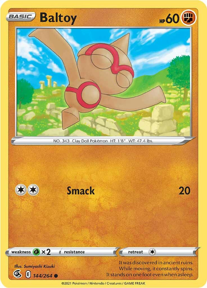 Baltoy (144/264) [Sword & Shield: Fusion Strike] Pokémon