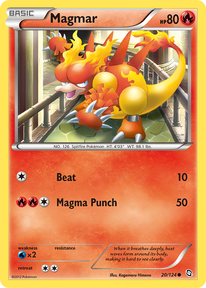 Magmar (20/124) [Black & White: Dragons Exalted] Pokémon