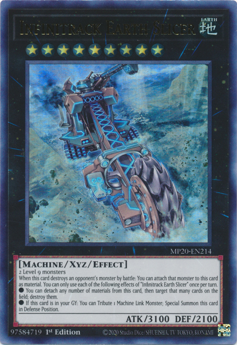 Infinitrack Earth Slicer [MP20-EN214] Ultra Rare Yu-Gi-Oh!