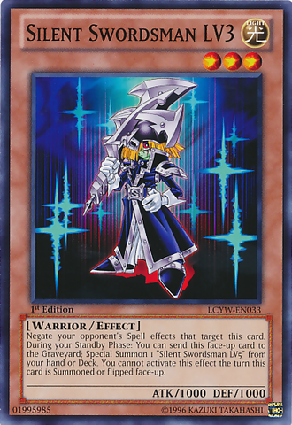 Silent Swordsman LV3 [LCYW-EN033] Common - Yugioh Cards For Your TCG Needs!