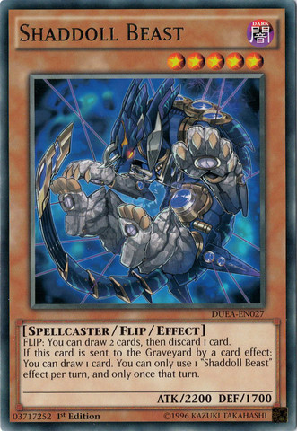 Shaddoll Beast [DUEA-EN027] Rare Yu-Gi-Oh!