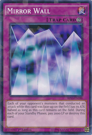 Mirror Wall [BP03-EN188] Shatterfoil Rare Yu-Gi-Oh!