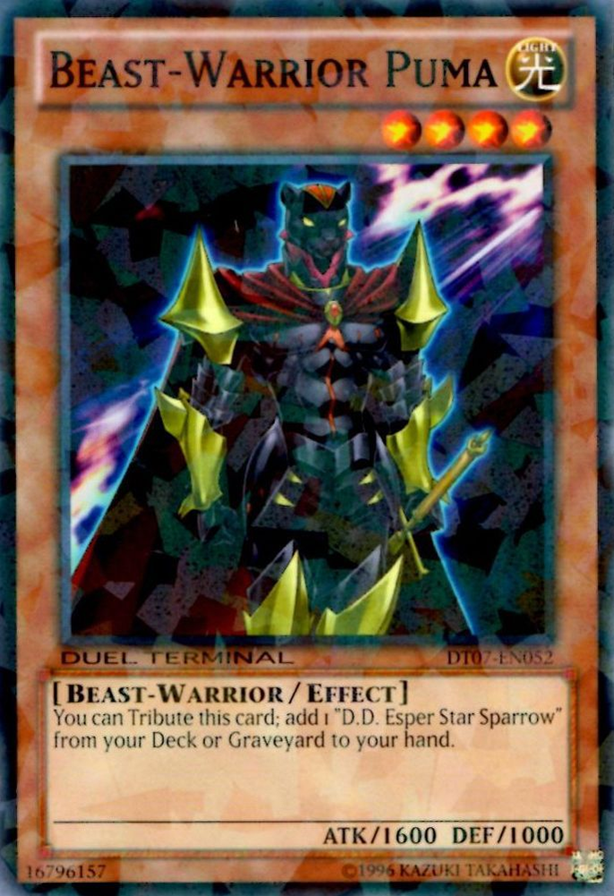 Beast-Warrior Puma [DT07-EN052] Common Yu-Gi-Oh!