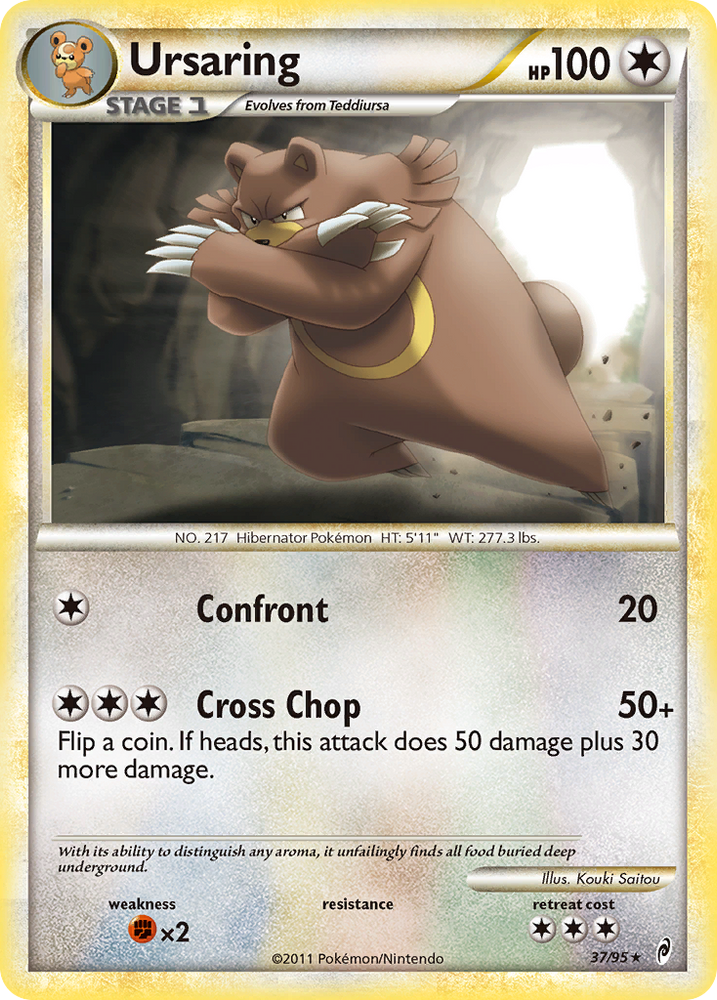 Ursaring (37/95) [HeartGold & SoulSilver: Call of Legends] Pokémon