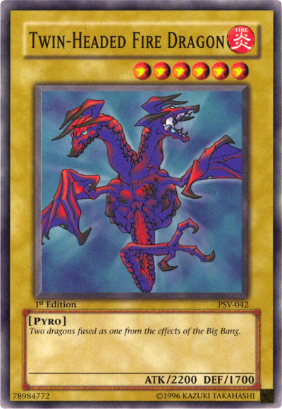 Twin-Headed Fire Dragon [PSV-042] Common Yu-Gi-Oh!