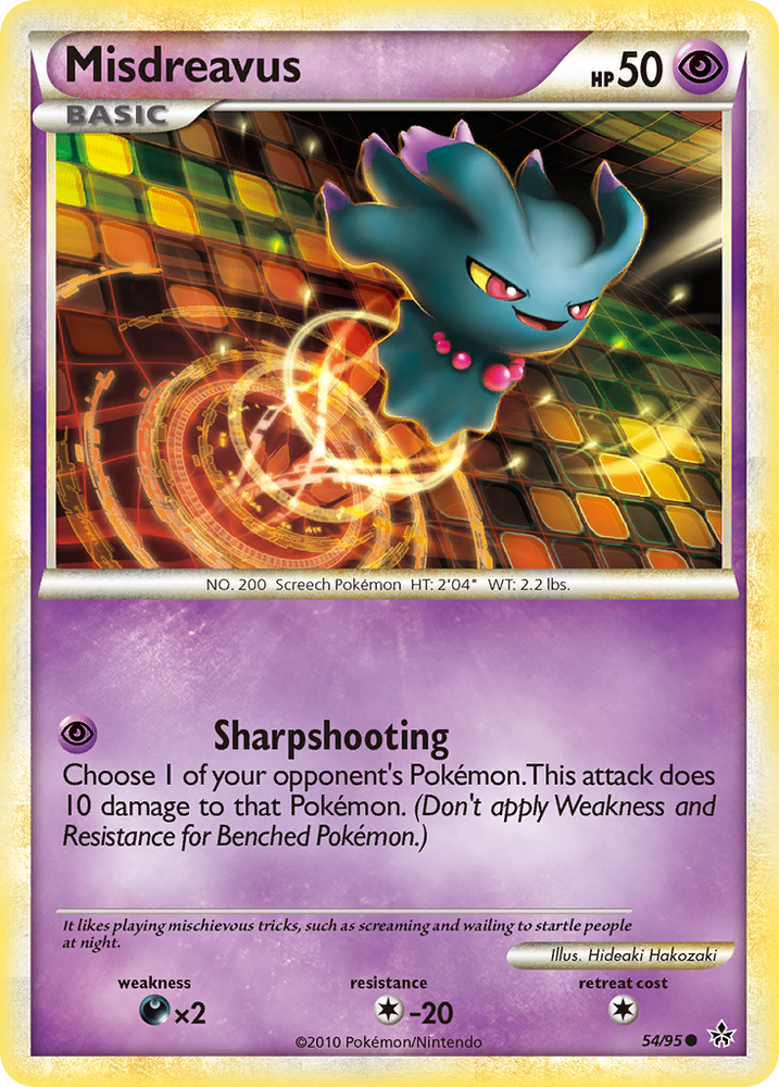 Misdreavus (54/95) [HeartGold & SoulSilver: Unleashed] Pokémon