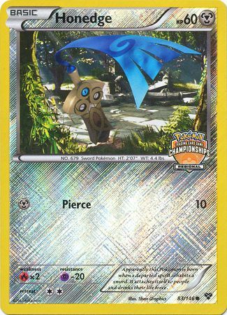 Honedge (83/146) (Regional Championship Promo) [XY: Base Set] Pokémon