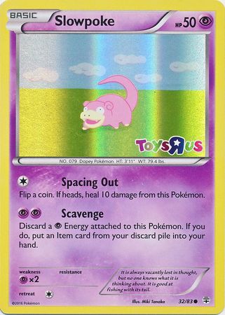 Slowpoke (32/83) (Toys R Us Promo) [XY: Generations] Pokémon