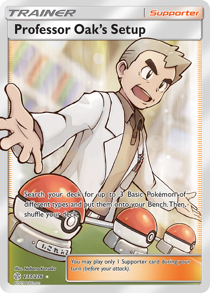 Professor Oak's Setup (233/236) [Sun & Moon: Cosmic Eclipse] Pokémon