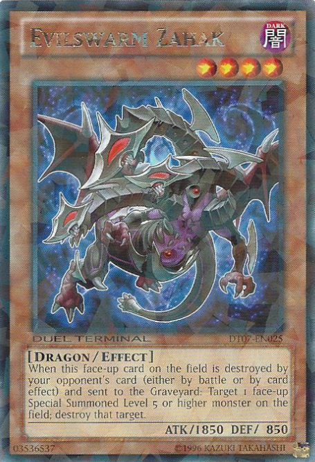 Evilswarm Zahak [DT07-EN025] Rare Yu-Gi-Oh!