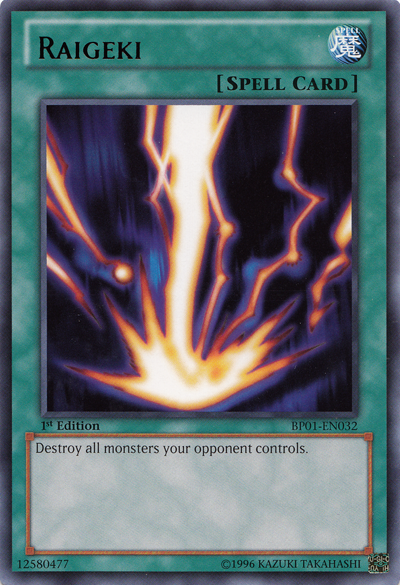 Raigeki [BP01-EN032] Rare Yu-Gi-Oh!