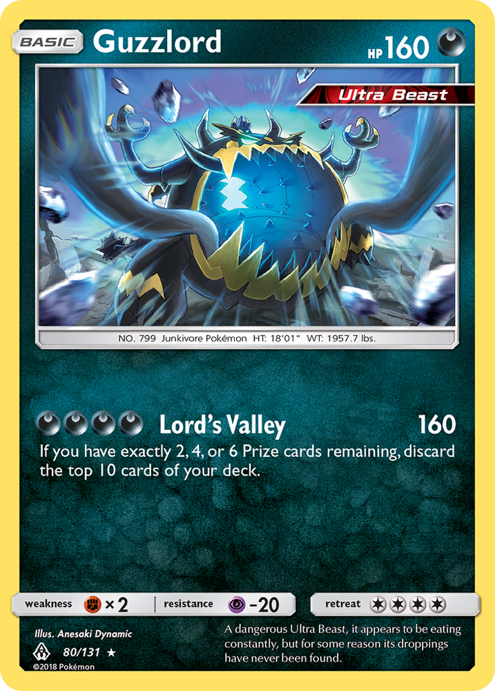 Guzzlord (80/131) [Sun & Moon: Forbidden Light] Pokémon