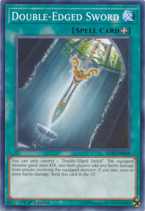Double-Edged Sword [IGAS-EN068] Common Yu-Gi-Oh!