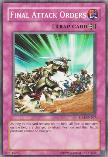 Final Attack Orders [DR1-EN207] Common Yu-Gi-Oh!