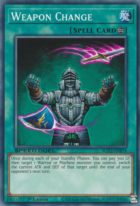 Weapon Change [SGX2-ENB14] Common Yu-Gi-Oh!